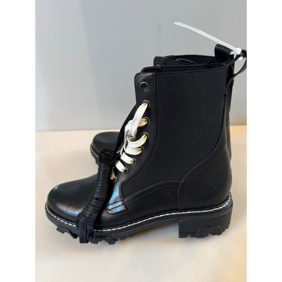 Rag & Bone Shiloh Combat Boot Black 8 Rag & Bone shoe chart 38 (new) - Picture 5 of 11